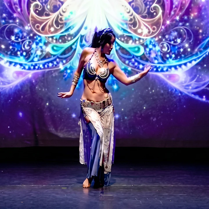 Foto de Samara Hayat. Oriental Dance Studio. Madrid.