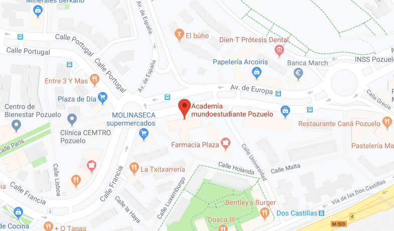 Academia mundoestudiante Pozuelo