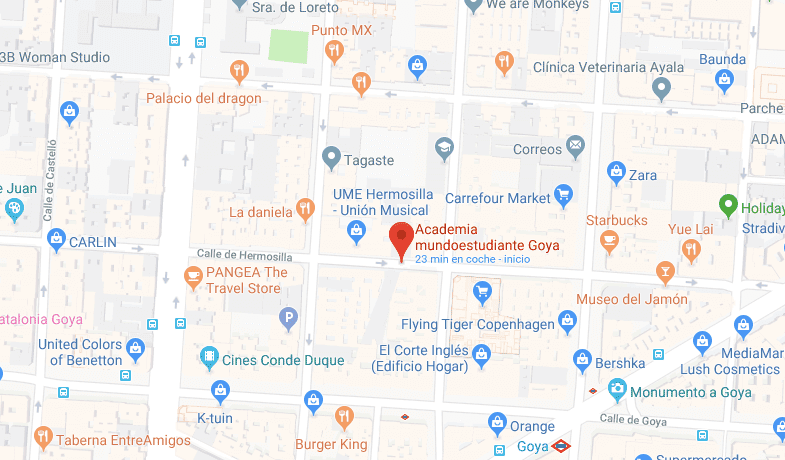Academia mundoestudiante Goya