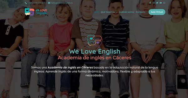 We Love English | Academia de inglés en Cáceres